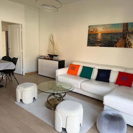 아파트 La Presqu'ile 2 Bedrooms With Terrace And Garage 도빌